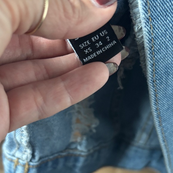 Distressed Blue Denim Jacket - Picture 3 of 3